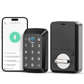 Sy2301 Calzibeno Keyless Entry Door Lock With Doorbell Fingerprint Smart Locks For Front