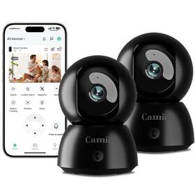 Camii 057803520070 Indoor Camera 2k Pet Cameras For Home Security Dual Band Wifi 2.4/5g Secur
