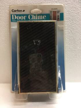Ch100bg Carlon 034481053118 Nos Vintage Door Chime Bell Retro Design 7.25 Inch X 4 Brown Gold