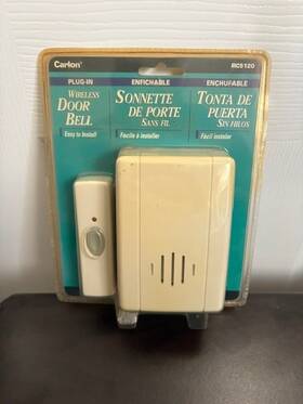 Rc5120 Carlon 034481184607 Plug-in Wireless Door Bell