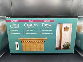 Rc3624 Carlon Wireless Chime 13 Sounds Battery Decorative Shelf Doorbell