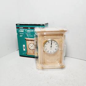 Rc3676 Carlon Wood Wireless Battery Chime With Clock Nob 13 Sounds 2003 Complete