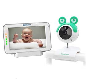 Bm240 Casacam Video Baby Monitor With 5 Inch Touchscreen And Hd Clip Camera Two Way Audi