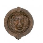 X3517 Cast Iron Knocker Rustic Hardware Door Lion Doorknocker Decorative Large