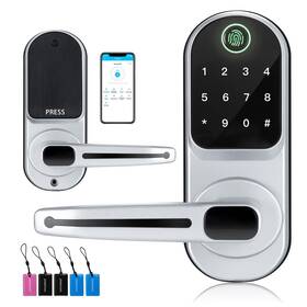 Fba-b17 Catchface Smart Fingerprint Lock - Keyless Entry Door With Reversible Ha