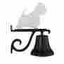 Cb-1-62-nc Montague Metal Products Cast Bell With Natural Color West Highland White Terrier Ornament 737276086239