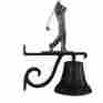 Cb-1-88-si Montague Metal Products Cast Bell With Swedish Iron Golfer Ornament 737276088844