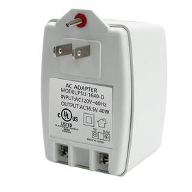 Centro-240701 Centropower 16.5v 40va Ac Plug-in Transformer For Doorbell And Security - Compatible With R