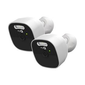 Myq-c392xxw Chamberlain Myq Outdoor Battery Camera 2k Color Night Vision Spotl