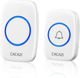 Chaoxingli 313105584550 Wireless Doorbell Kit Plug-in Receiver Waterproof Push Button With 1000 Feet O