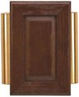 136526 Cherry Finish Chime Solid Wired Id Oak Raised-panel Door