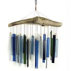 Chime Blueg166 Handworks Blue Driftwood Seaglass