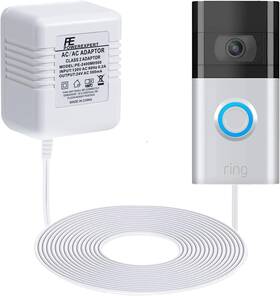 Chookachoo 705353616020 Doorbell Transformer 24v Adapter For Ring Video 16.4ft Long C Wire Pow