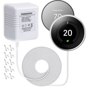 Chookachoo 736961408523 Thermostats 24 Volt Transformer C Wire Power Adapter For Nest Ecobee Honeyw