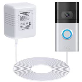Chookachoo 736961408912 Doorbell Transformer 24v Adapter For Ring Video 16.4ft Long C Wire