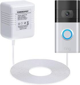 Chookachoo 744110582031 Doorbell Transformer 24v Adapter For Ring Video 16.4ft Long C Wire Pow