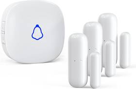 D015x3-w Co. Ltd. M520 Door Chime Wireless Open Contact Sensor Alarm With 500 Ft Range 58 Chimes