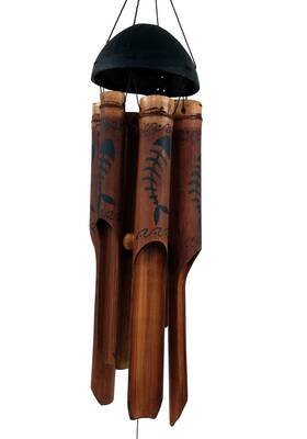 Cohasset 831596005588 Gifts Bamboo Wind Chimes Medium 38 Inch Natural Beautiful Sound