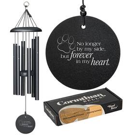 Fhp-t106bl Corinthian Bells 27 Inch Pet Memorial Wind Chime Black Engraved R