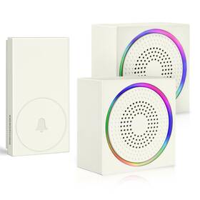 F0-315-2 Cosmoing Wireless Doorbell With 2 Receivers Self-generated Kit No Batte
