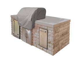 Csp08136gyr Covermates Built In Grill Cover - Heavy-duty Polyester Weather Resistant