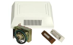 Craftmade 647881081591 White Builder Chime Kit With 2 Lighted Push Buttons Open Box New