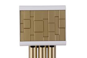 Ce3-wsb Craftmade Westminster Chime In White With Satin Brass