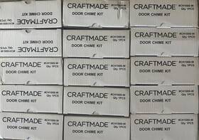Ch1000-w Craftmade Lot Of 15 Builder White Door Chime Kit Buttons 1pcs P1