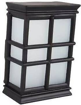 Ch1505-fb-wg Craftmade Ch1505-wg Hand-carved Window Pane Chime - Flat Black / White