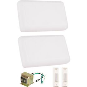 Ck1002-w Craftmade Builder White Chime Kit Buttons