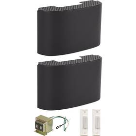 Ck2002-fb Craftmade Designer Flat Black Chime Kit White Buttons