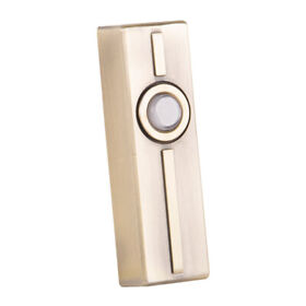 Pb5013-ab Craftmade Surface Mount Antique Brass Lighted Push Button
