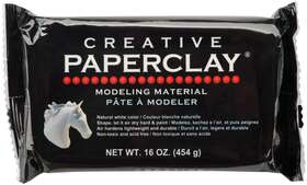 0811 Creative Paperclay Modeling Material 16oz-white