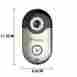 Ct-db01w Ctronics Portable Cmos Sensor 135 Lens Wifi Doorbell Video Audio Recd