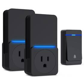 Ns-wd01 Cucrse Wireless Doorbell 2 Plug Self-powered In Receivers 1 Waterproof Butt