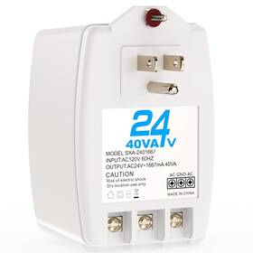 Cwowhihui 743623450226 24vac 40va Plug Doorbell Transformer Compatible With Ring Blink Nest Video