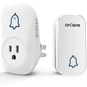 Cyliane 737269545026 Wireless Doorbellcyliane Self-powered Doorbell Chimes Kitno Battery Required
