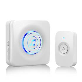 1300 Czyjprl Mf06 Wireless Doorbell With 3 Receivers 1 Button Ip55 Waterproof Ft/400m Remo