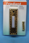 D693 Friedland Kilmore Gold Tone Plastic Lighted Illuminated Doorbell Button