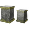 D76481 Home Ever Slate Gray Outdoor Pedestals Set Of 805845764816
