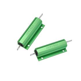 100w Dahszhi 098841535874 Wirewound Resistor Watt 0.5 Ohm Aluminum Shell Chassis Mounted Resistors
