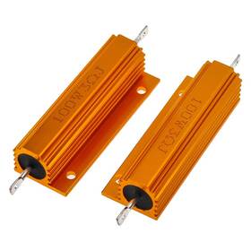 100w Dahszhi 604213498434 Wirewound Resistor 3 Ohm Aluminum Case Chassis Mounted - 2pcs