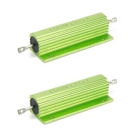 Dh2107050125 Dahszhi 2pcs Aluminum Case Chassis Mounted 100w Watt 12 Ohm Wirewound Resistor