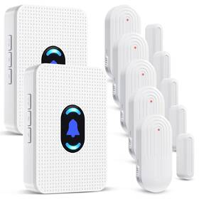 Daytech 735209165662 Door Chime Wireless Sensor 800ft Range Entry Wi