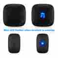 Db-h302bk Housmile Wireless Led Home Door Bell 52 Songs Melody Doorbell Receiver Remote Control
