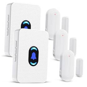 Dc01 3-2 Ds17 Wireless Door Sensor Chime - 800ft Range 20 Chimes 5 Adjustable Volume