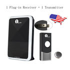 Dccus-0502 Wireless Doorbell Door Chime Kit Loud Sound Receiver Waterproof Button