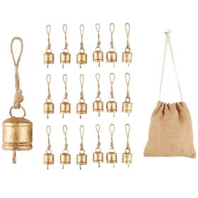 087348 Deco 79 Metal Indoor Outdoor Decorative Bells Vintage Rustic Meditation Bell