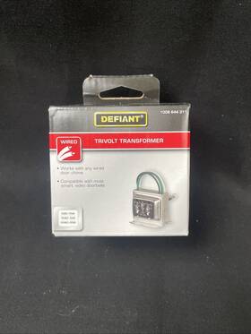 1008 Defiant 058219136973 Wired Door Bell Tri-volt Transformer 644 311