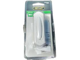 1008504855 Defiant Doorbell Push Button Wireless Battery Operated White Freeship